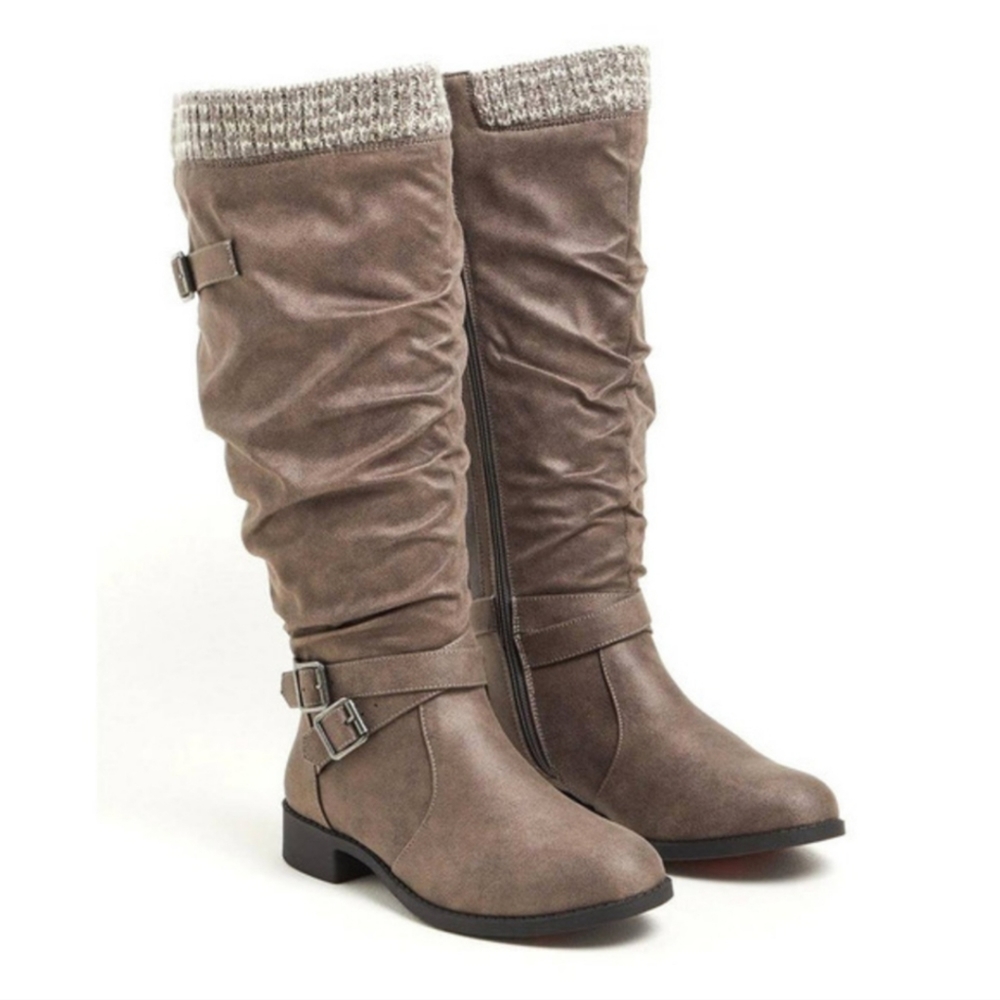 Torrid 8.5 Wide Slouch Boots